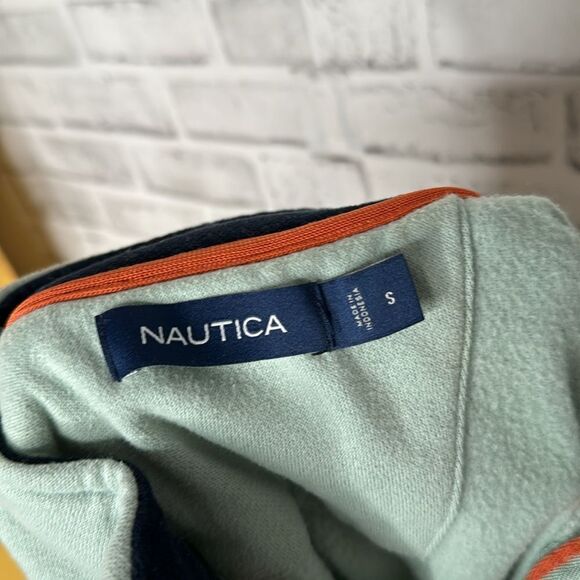 Nautica Half Zip Pullover Sweatshirt Size Small - Picture 5 of 6